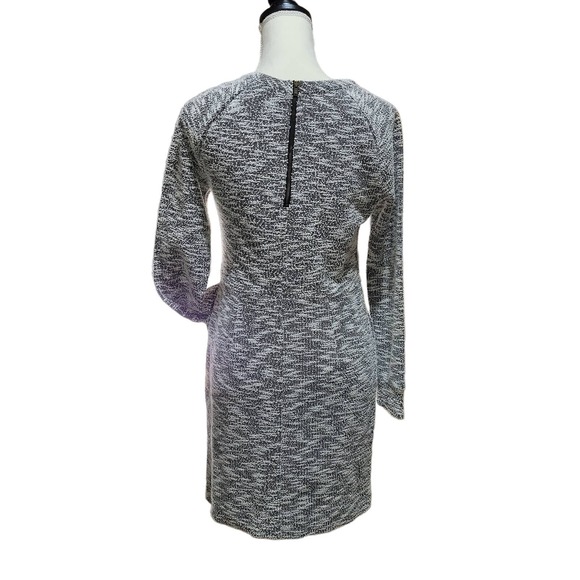 Collective Concepts Sweater Dress Women's Size M Gray Knit Long Sleeve Mini Knit - Picture 3 of 14
